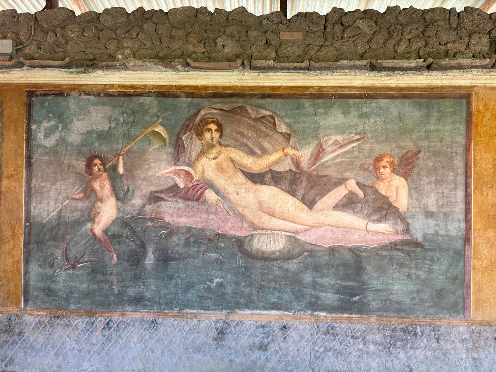 Venus on a clam shell, Pompeii