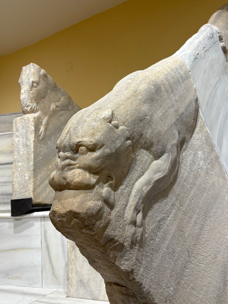 Marble decoration from the Capua arena.