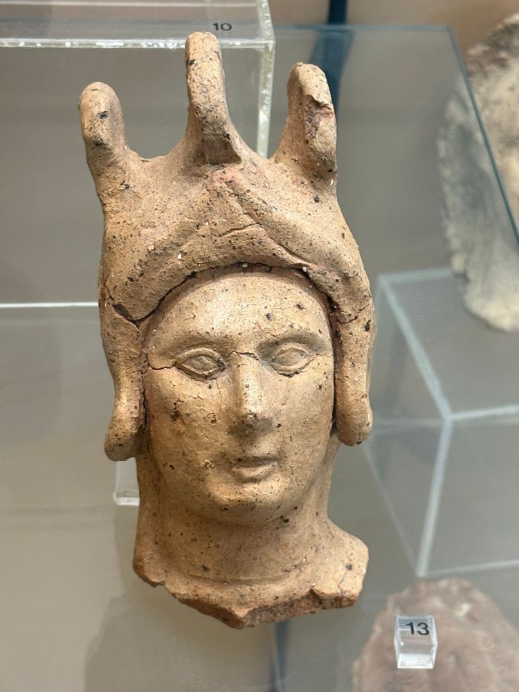 A lovely terracotta head, Capua Museum