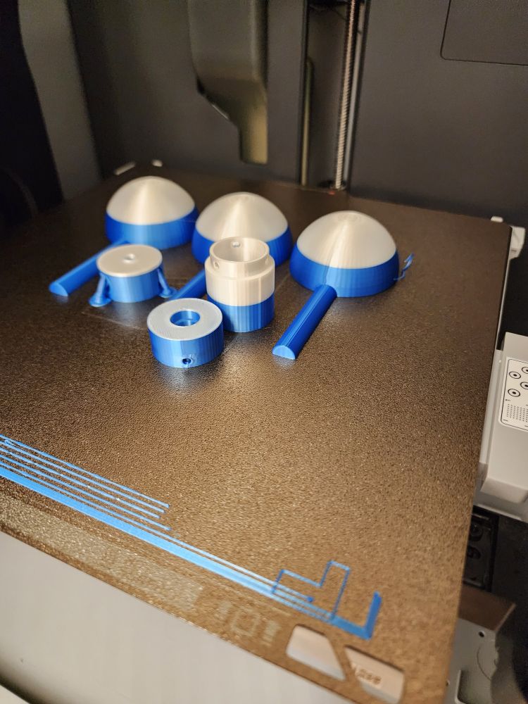 2 color parts on a 3d printer 