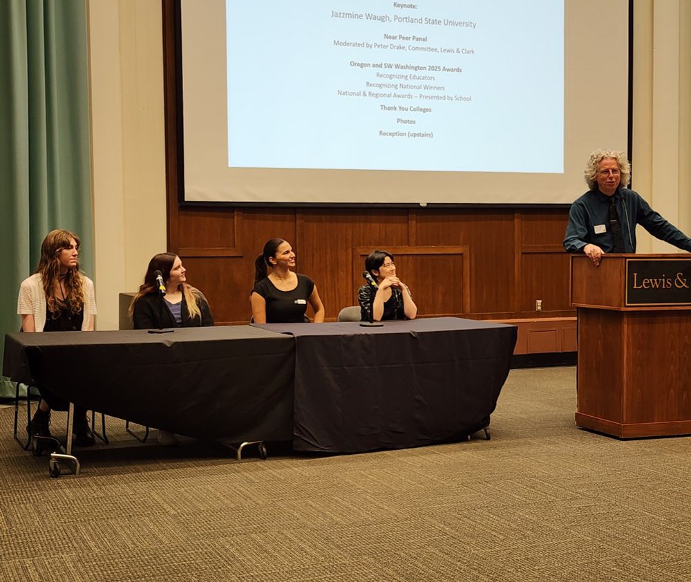 Near-peer women in CS panel