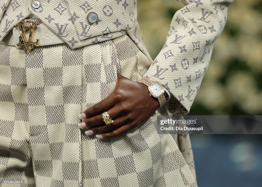 NEW YORK, NEW YORK - MAY 05: Doechii, fashion detail, attends the 2025 Met Gala Celebrating "Superfine: Tailoring Black Style" at Metropolitan Museum of Art on May 05, 2025 in New York City. (Photo by Dia Dipasupil/Getty Images)
