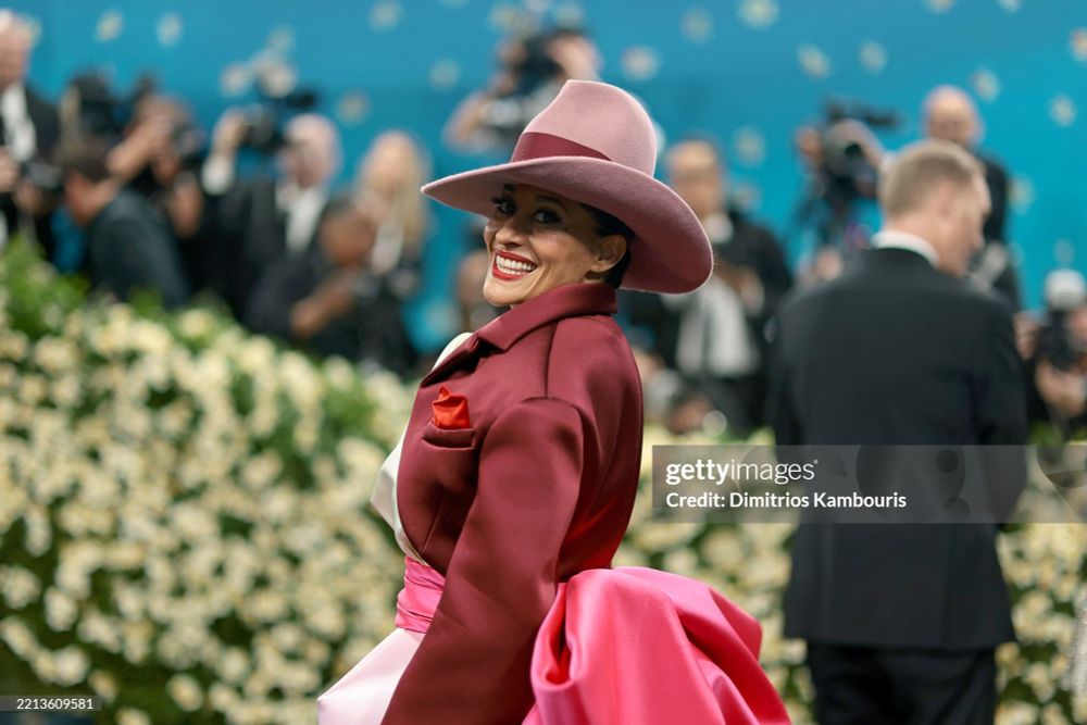 NEW YORK, NEW YORK - MAY 05: Tracee Ellis Ross attends the 2025 Met Gala Celebrating "Superfine: Tailoring Black Style" at Metropolitan Museum of Art on May 05, 2025 in New York City. (Photo by Dimitrios Kambouris/Getty Images for The Met Museum/Vogue)
