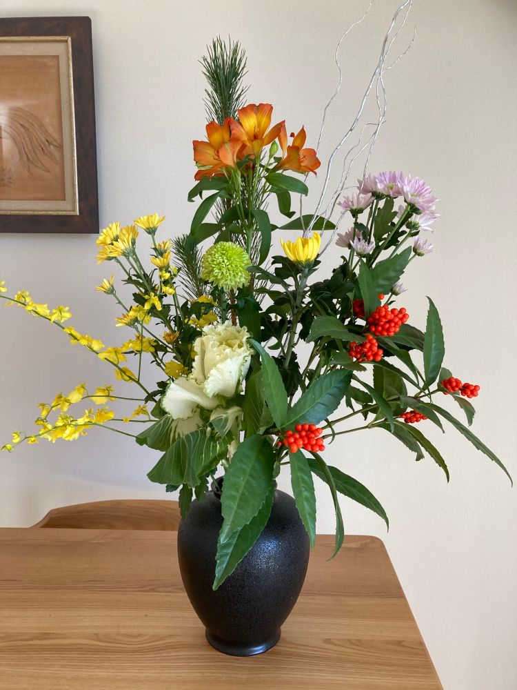 new year flower decoration