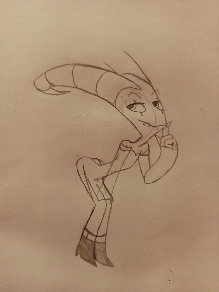 Blitzø shaking his ass at something🤔