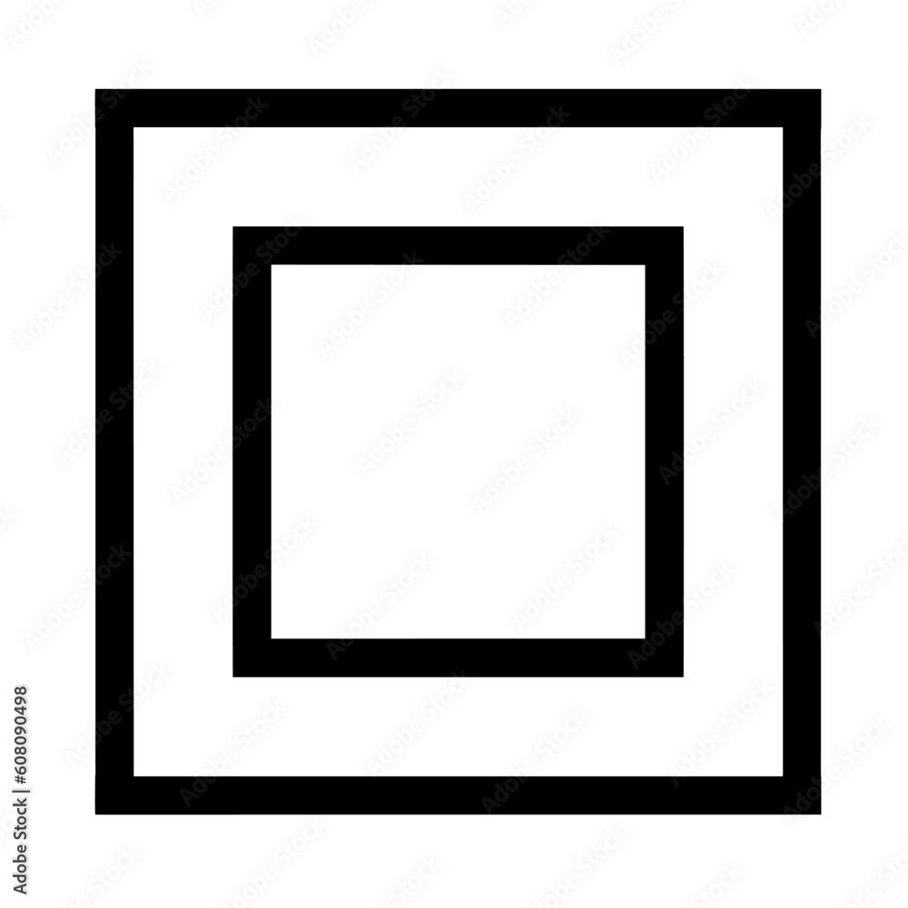 En kvadrat i en kvadrat - Dubbelisolerad