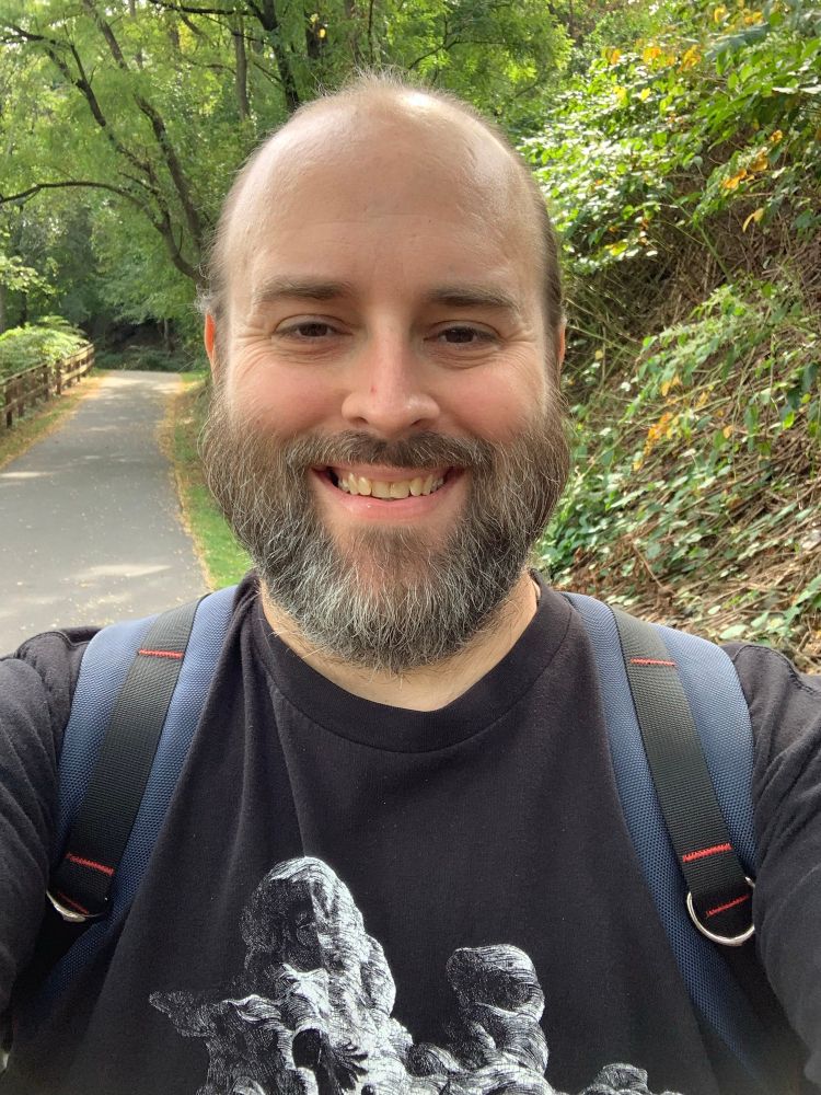 Selfie of me on the river trail