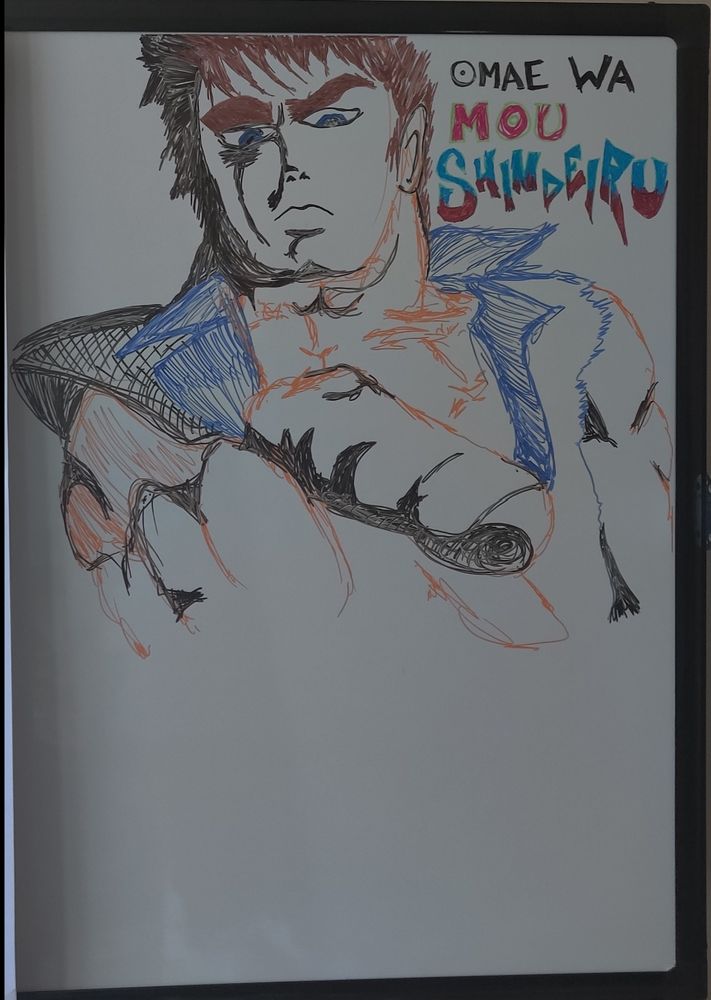 A whiteboard guy points at you and exclaims "omae wa mou shindeiru"