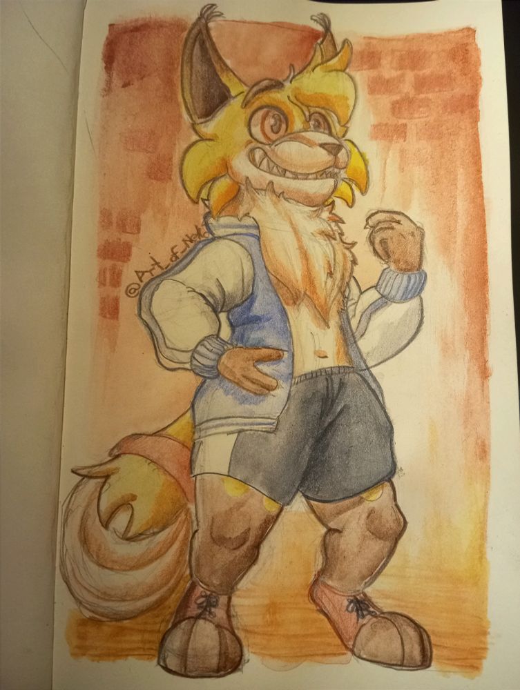 #fox #yellow #arte #tradicionalart #art