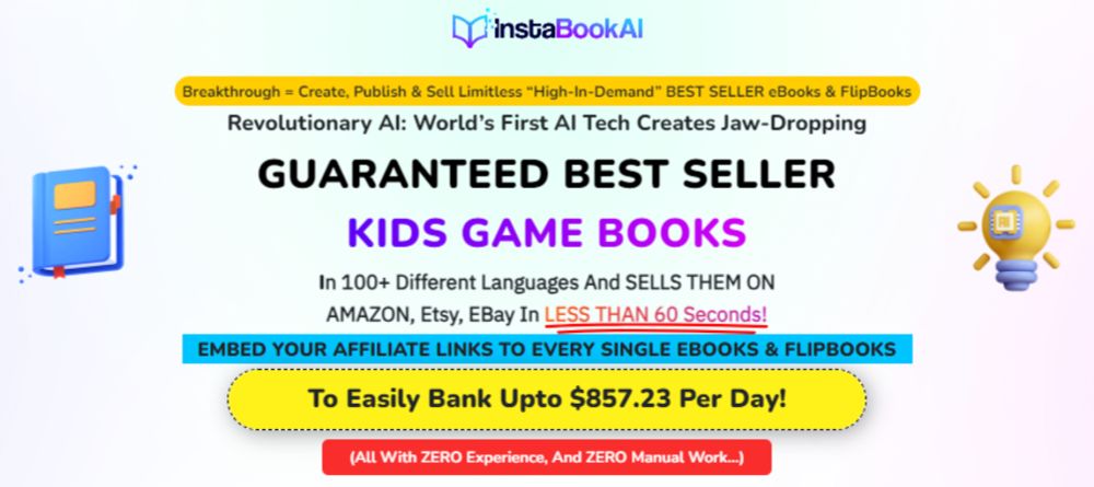 InstaBookAI Review - Creating Jaw-Dropping eBooks, Flipbooks...