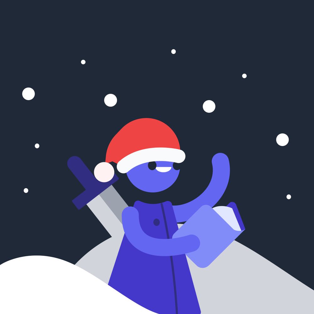 Jules from Hardcover wishing you a Merry Christmas!