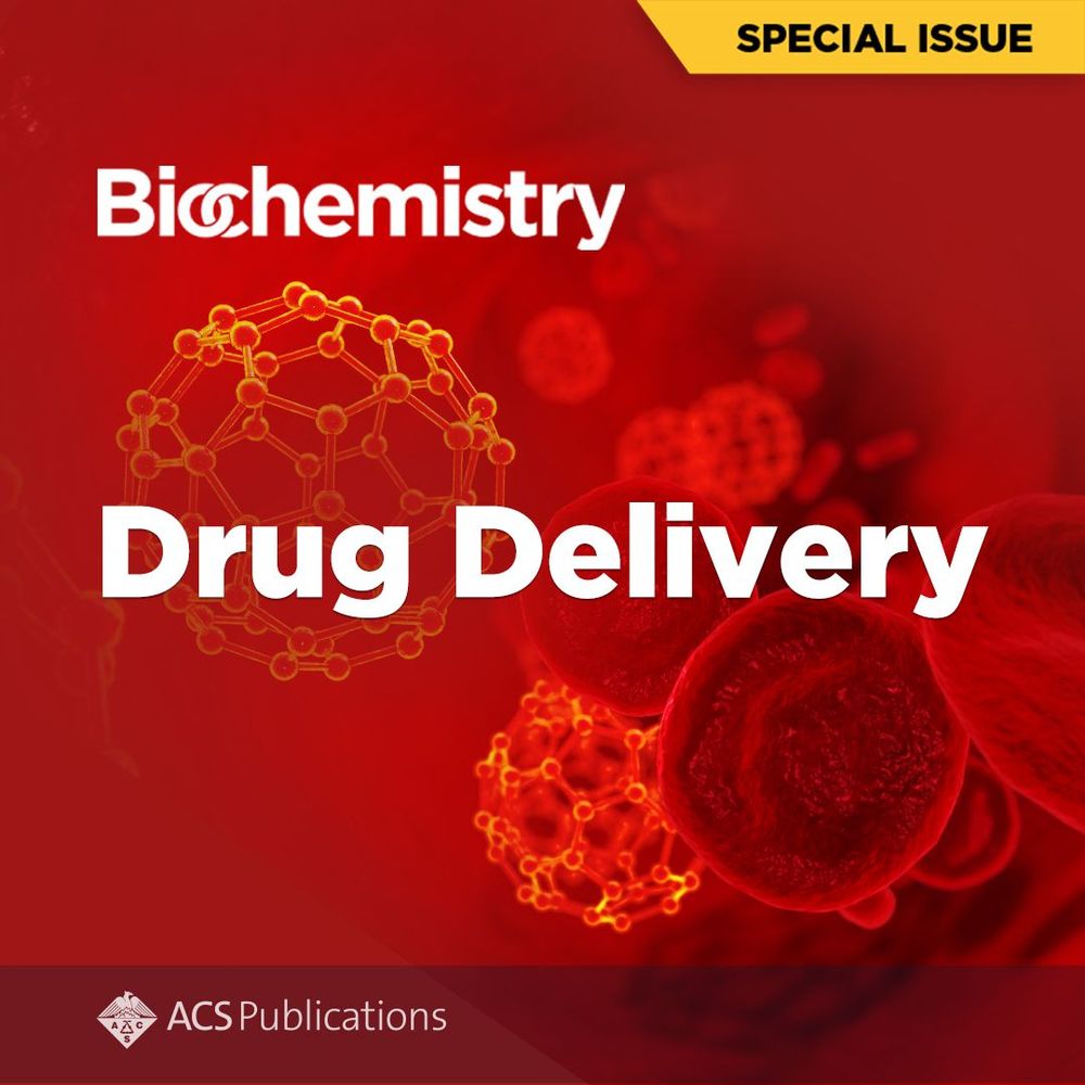 Graphic design with the text: 'Special Issue. . Biochemistry. . Drug Delivery'