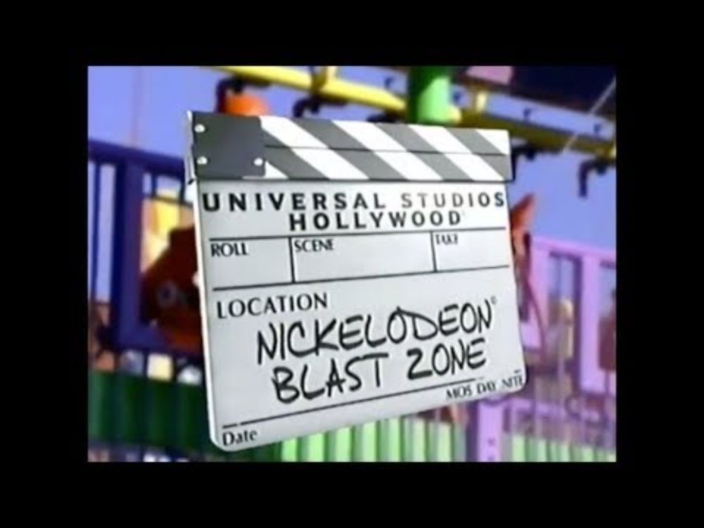 Nickelodeon Blast Zone Water Play Area at Universal Studios Hollywood (2001)