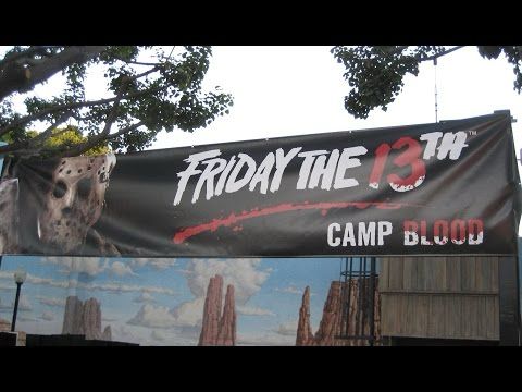 Behind The Scenes: Halloween Horror Nights FRIDAY THE 13TH: CAMP BLOOD Maze