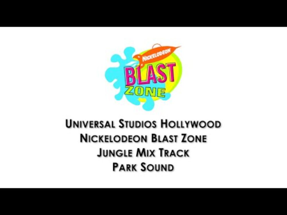 Nickelodeon Blast Zone Area Music Wild Thornberry’s Adventure Temple Universal Studios Hollywood