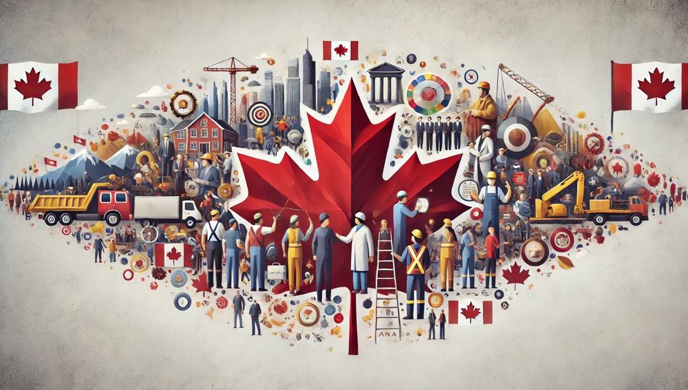 Image depicting diverse workers across trades. Graphic created by OpenAI, all text in the post is my own.