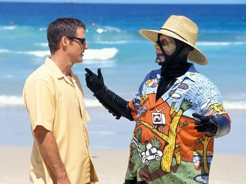 Crichton and Harvey-Scorpius from Farscape.