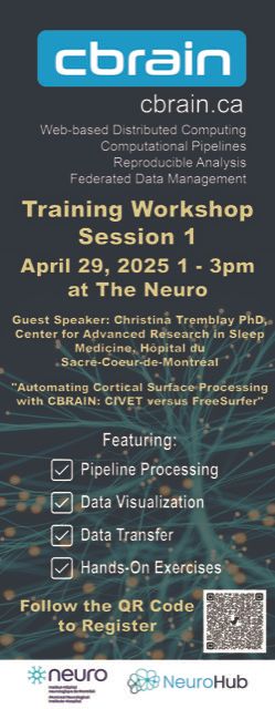 CBRAIN NeuroHub workshop poster