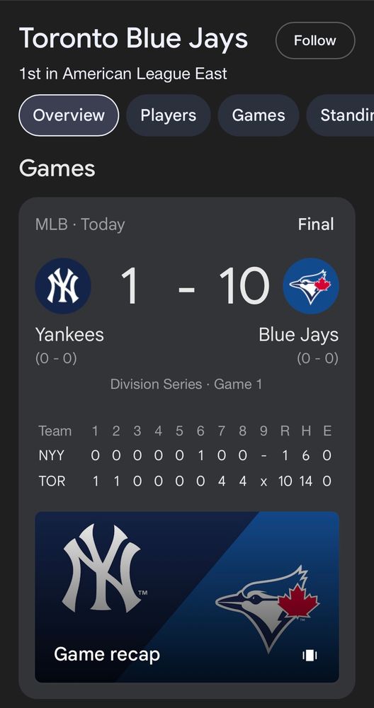 Blue Jays win!
