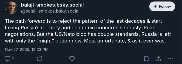 Another Russian troll to block.