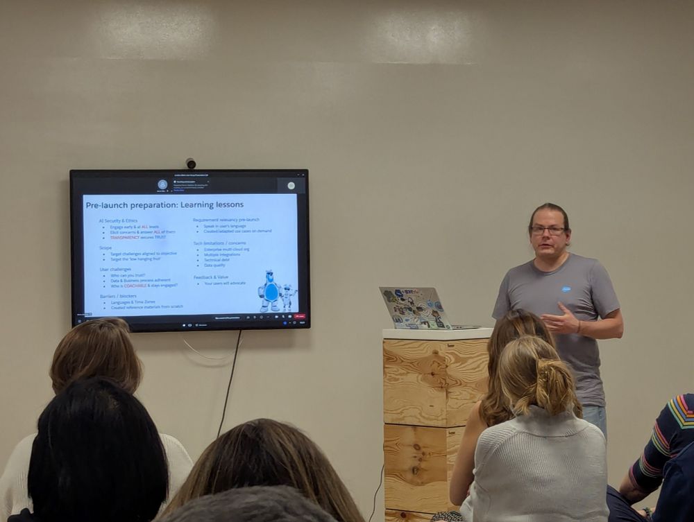 Will presenting his Agentforce project learnings