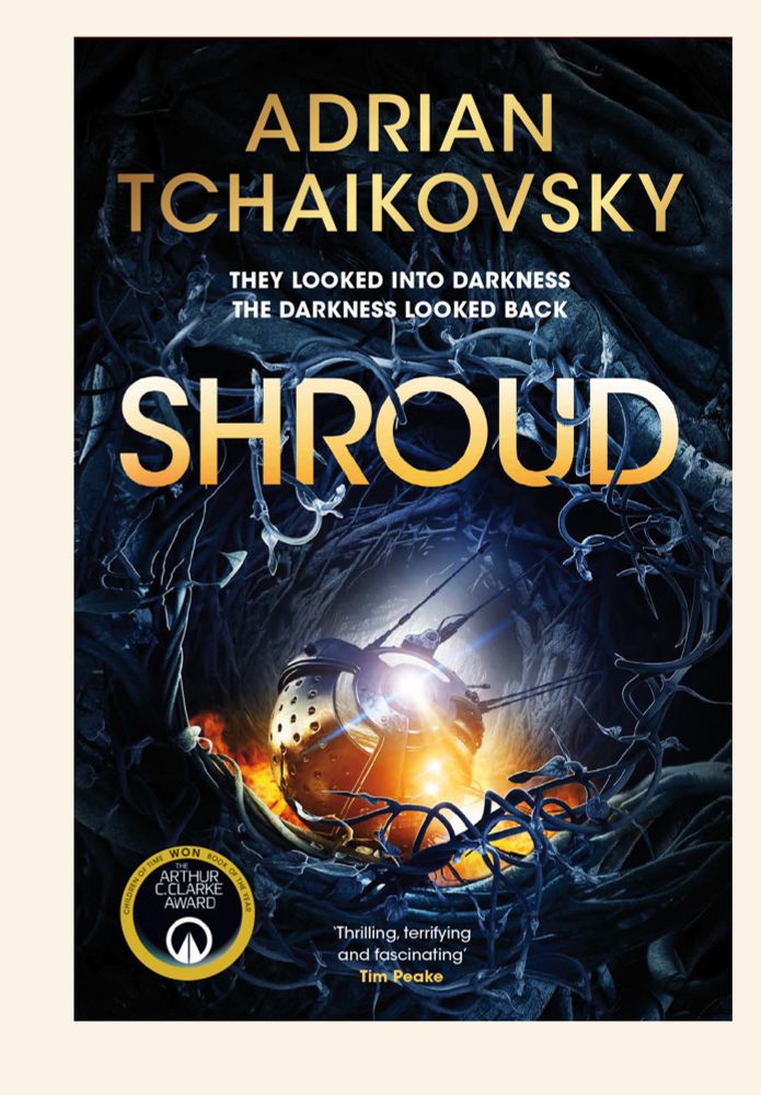 Cover art for Adrian Tchaikovsky’s Shroud