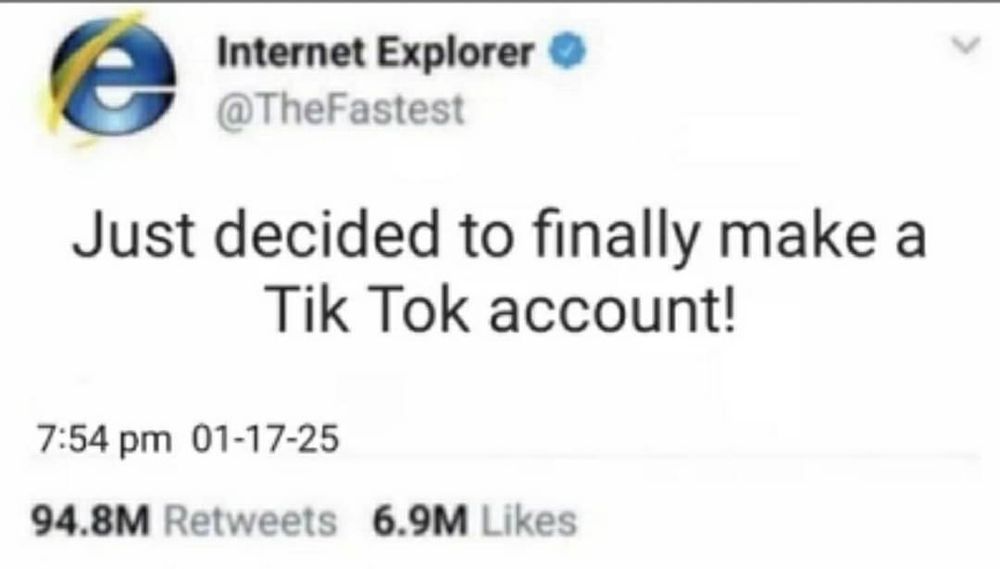 Jokes about Internet explorer never get old