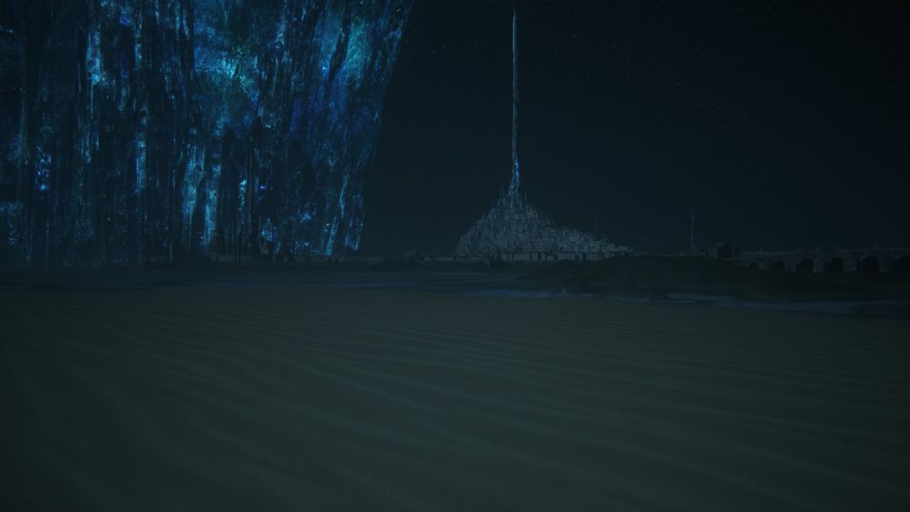 theres sand under the water in the Crystalline Dominion