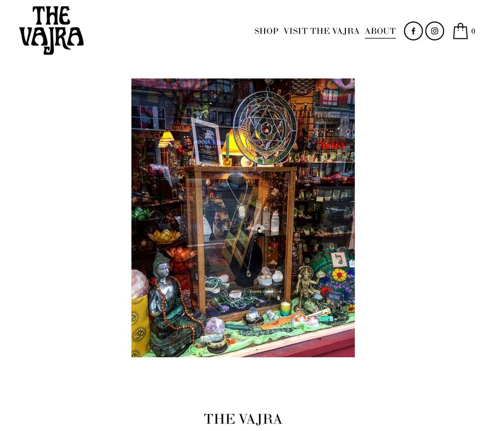 The Vajra's ugly-ass storefront