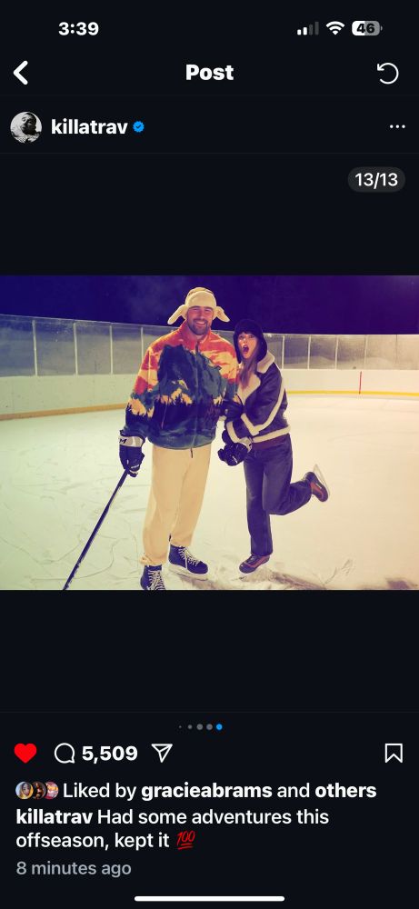 Taylor and Travis recently 