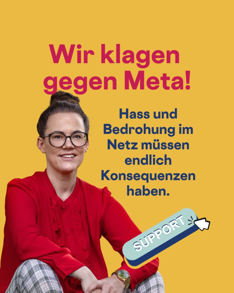 Ich klage mit – für ein Netz ohne Hass! — Katja Diehl