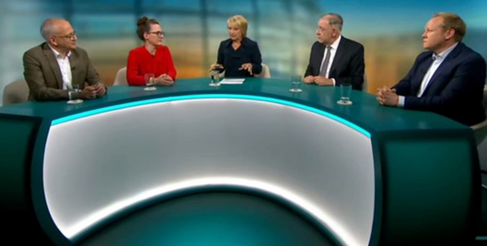 Screenshot aus der heutigen Phoenix Runde.