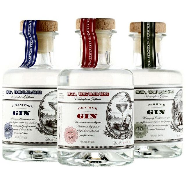 Three bottles of Gin
All from St George distillery in California 