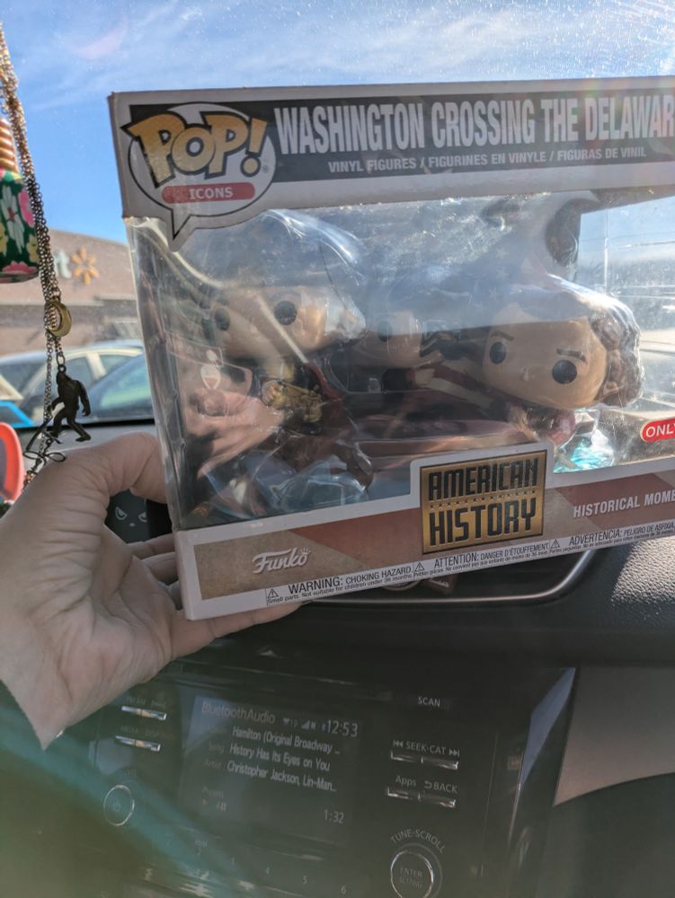 Funko of George Washington  crossing the Delaware 