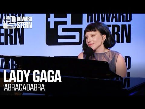 Lady Gaga “Abracadabra” Live on the Stern Show