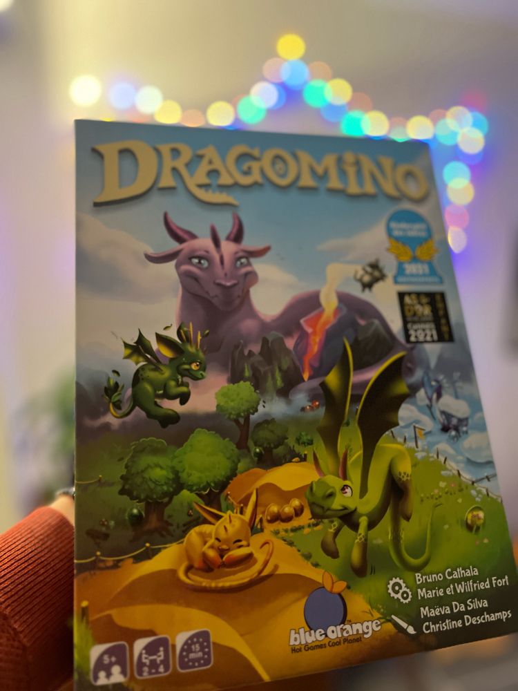 La boîte du jeu Dragomino