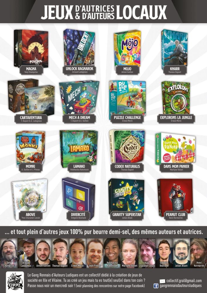 L’affiche 2023 des jeux du GRAL