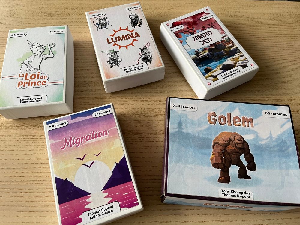 5 prototypes de jeux