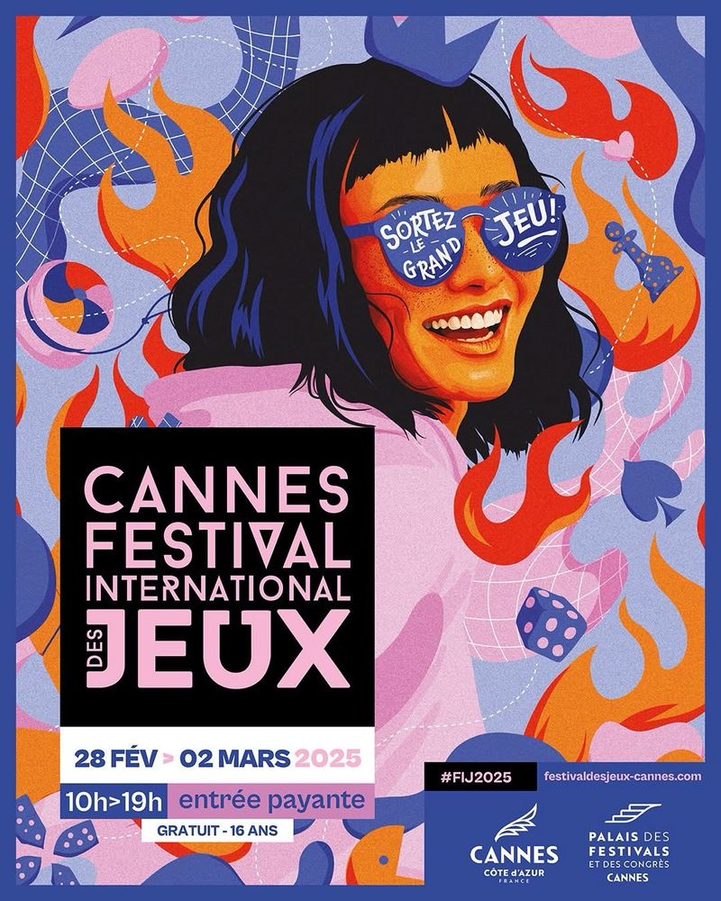 Affiche du festival des jeux de Cannes