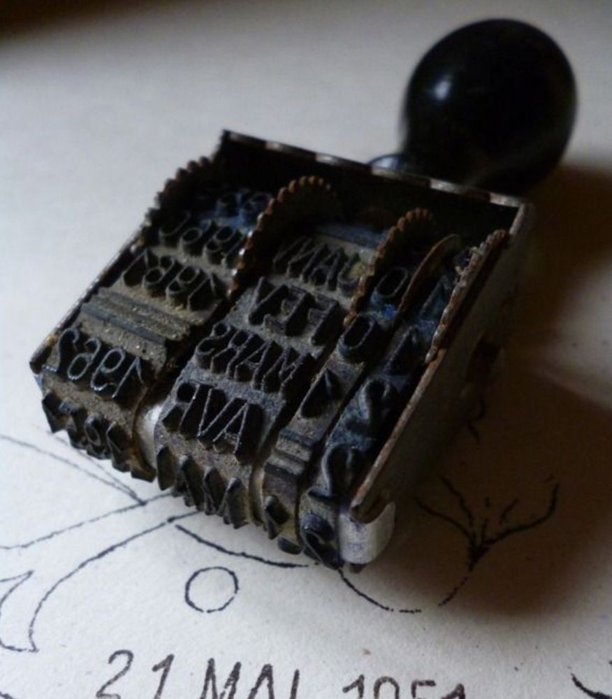 library date stamp