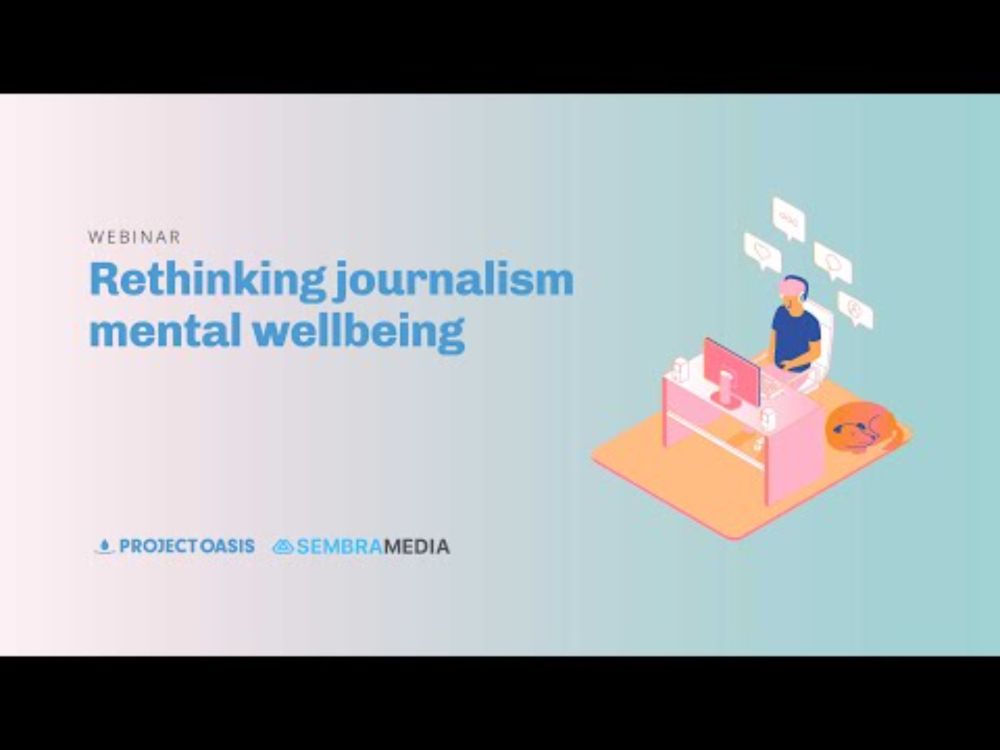 Rethinking journalism mental wellbeing