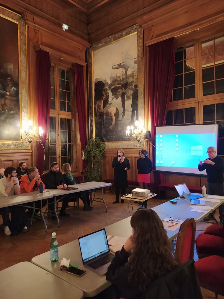Introduction au CLH à la mairie du 19ème avec Cécile Bossavie 