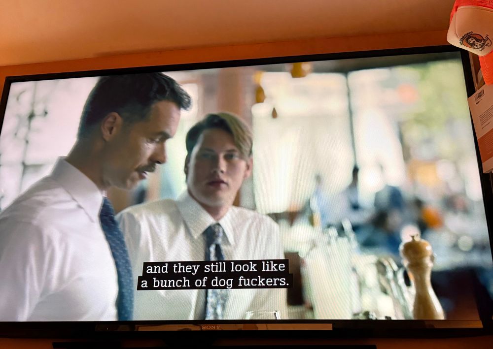 “…and they still look like a bunch of dog fuckers”