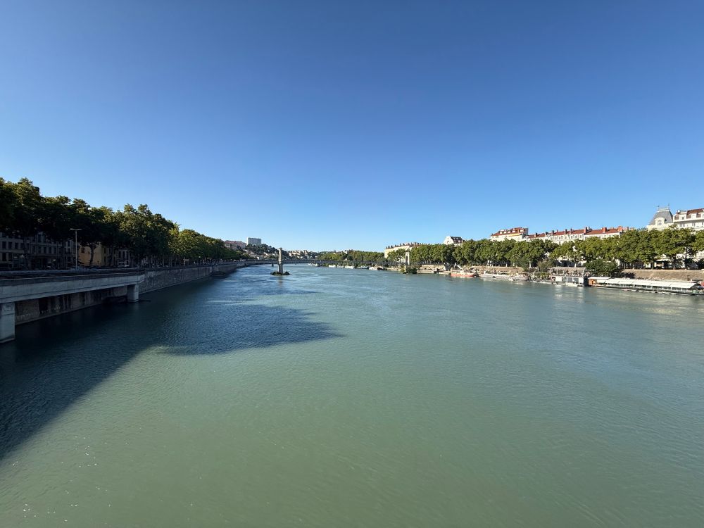 The Rhône from the Pont Lafayette 