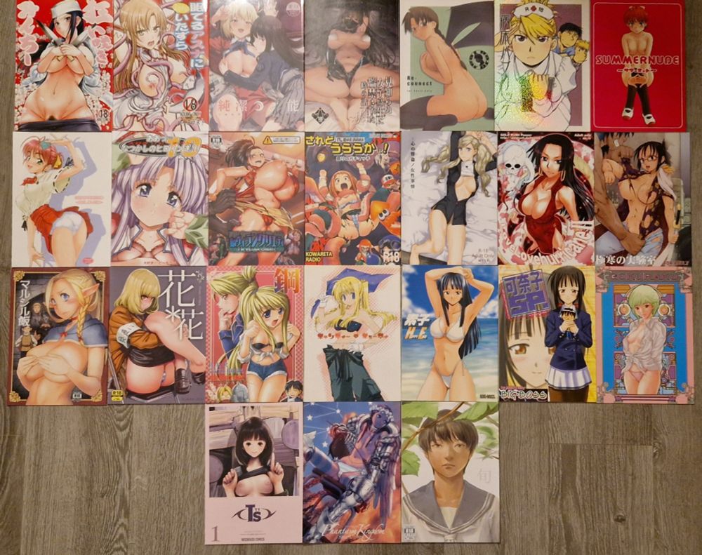 Lot of doujins from a lot of cercle (High Trust, ChickeIII, Air Zombie, MTSP, GOLDEN RUSH, BIG BOSS, Akimen, etc...)