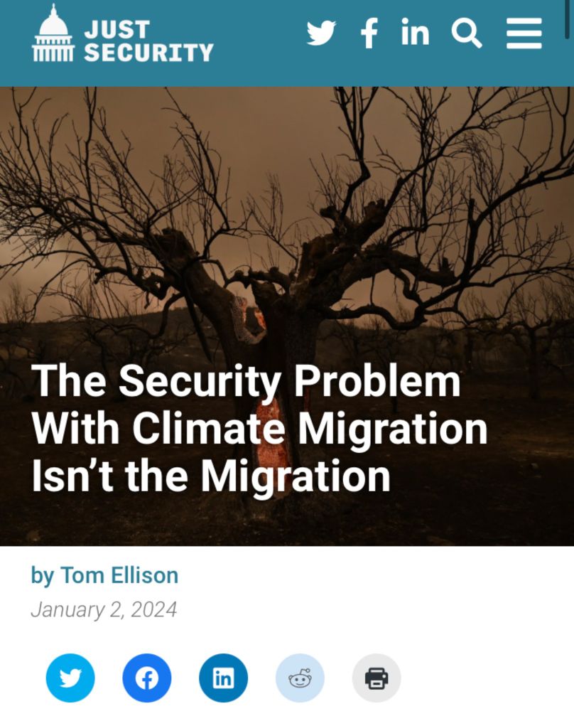 The Security Problem With Climate Migration Isn’t the Migration