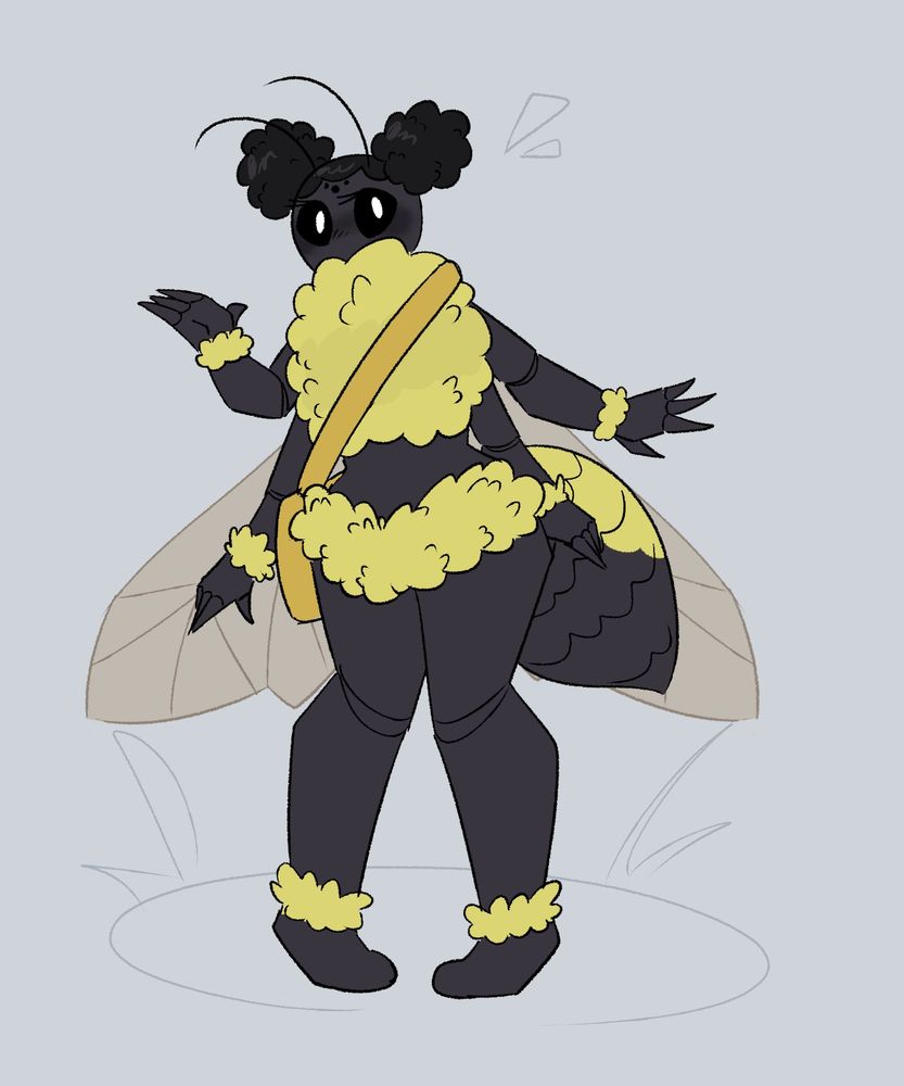 My bumblebee OC looking cute as always