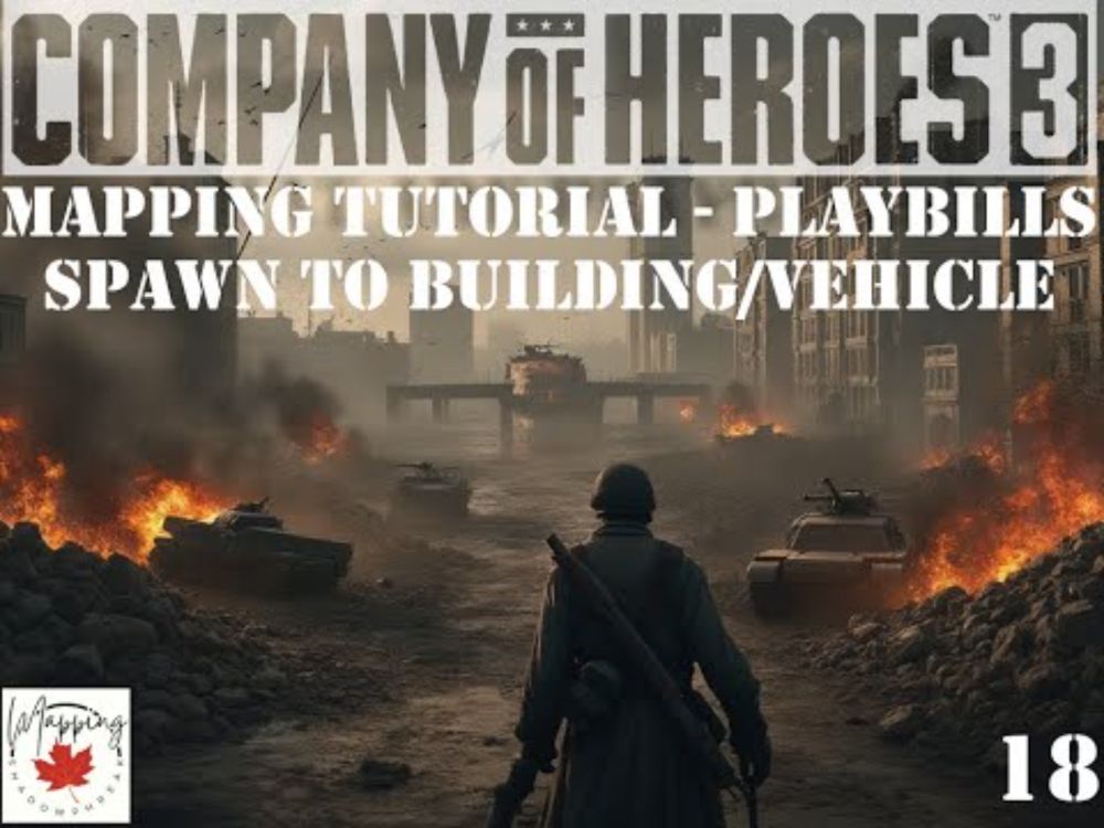 COH3 Mapping Tutorial - Playbills - Spawn in Building/Vehicles