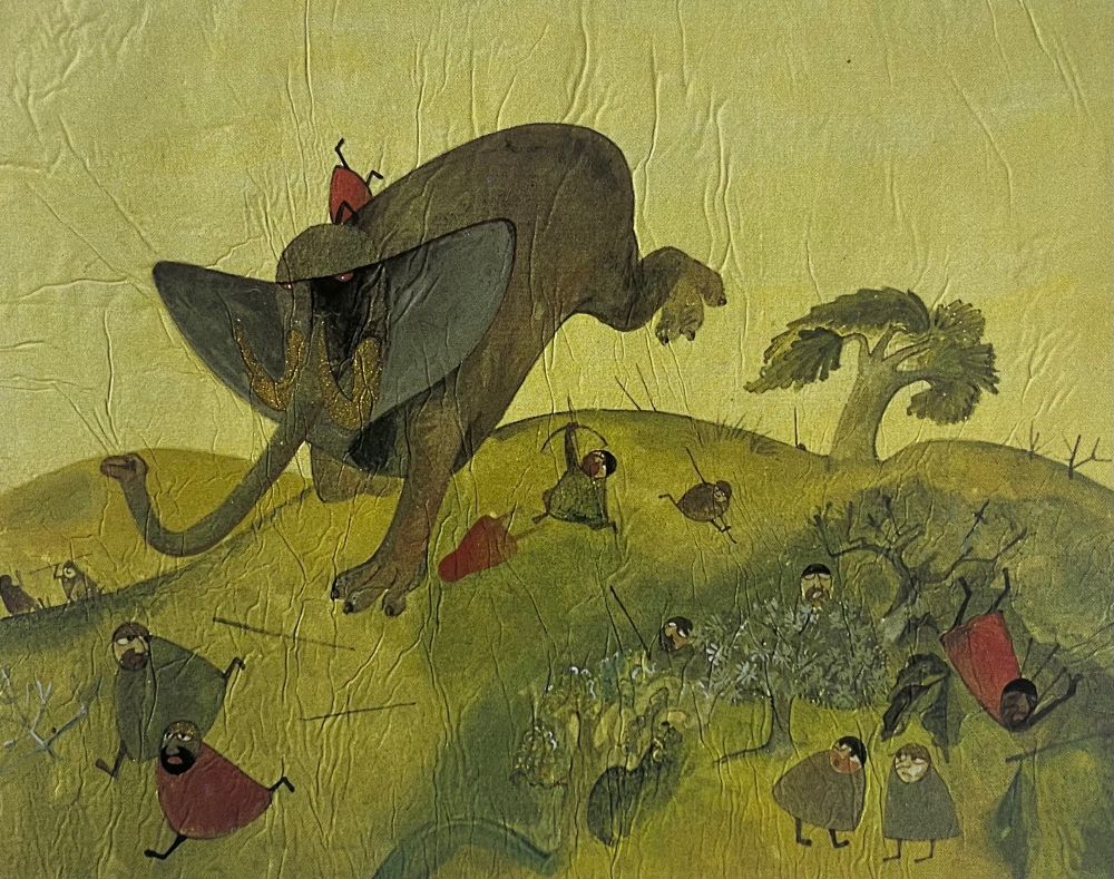 Painting by Cor Blok. The Mûmak of Harad.
