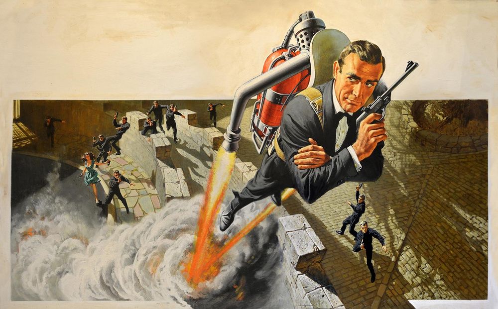 Film poster art for Thunderball by Frank McCarthy.